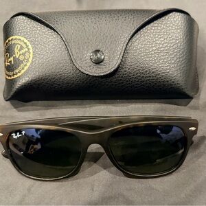 Ray-Ban New Wafer Polarized Sunglasses - Tortoise